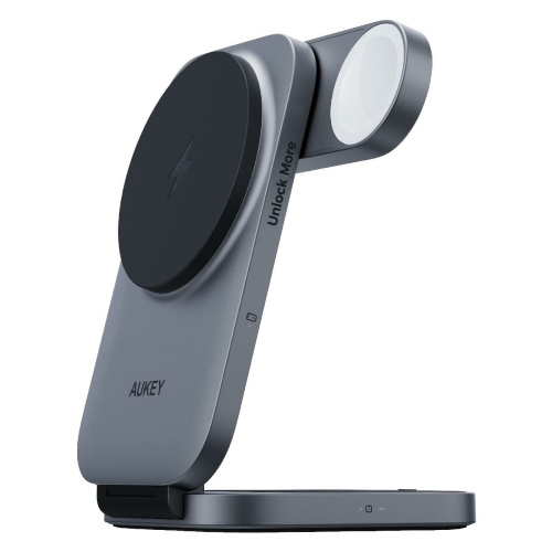 Беспроводное зарядное устройство Aukey LC-MC312 3in1 Travel Qi2