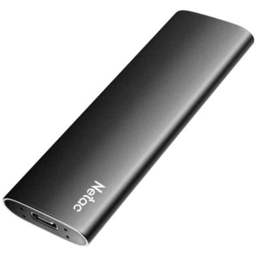 SSD Netac Z Slim (NT01ZSLIM-002T-32BK) Black 2TB USB 3.2 Gen 2 Type-C External SSD, R/W up to 550MB/480MB/s