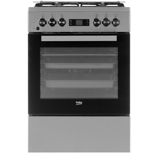 Комбинированная плита Beko FSM62320TXD серебристый