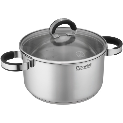 Кастрюля Rondell Brando RDS-1805 5.1л стальной