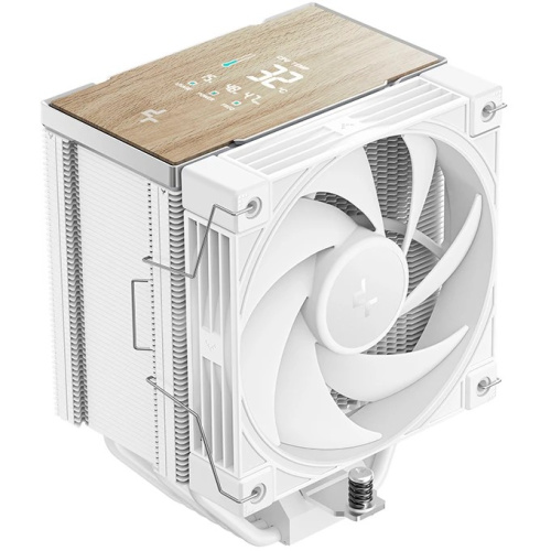 Кулер DEEPCOOL AK700 Digital WH LGA1851/1700/1200/115X/AM5/AM4 (TDP 260W, PWM, Fan 120mm, 7 тепл. трубок, Copper Base, белый) RET