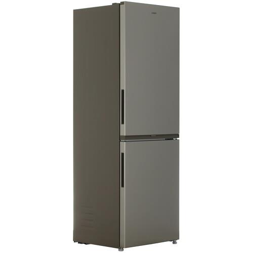 Холодильник с морозильником   Candy CFN6185S серебристый