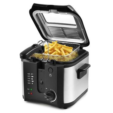 Фритюрница Kitfort КТ-2024 черный/серебристый