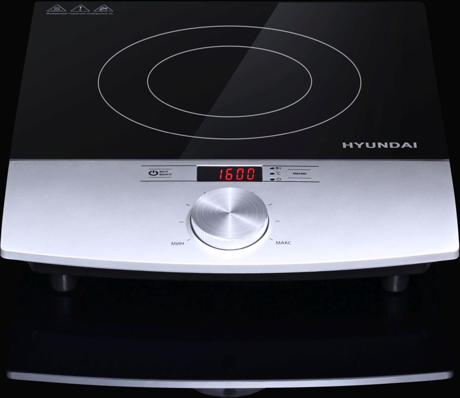 Плитка Hyundai HYC-0102 серебристый/черный — фотография 3