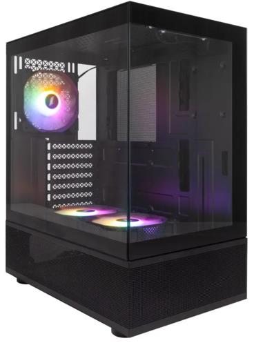 Корпус 1STPLAYER MIKU Mi7-A [Mi7-A-BK-2F1R-1F1] черный