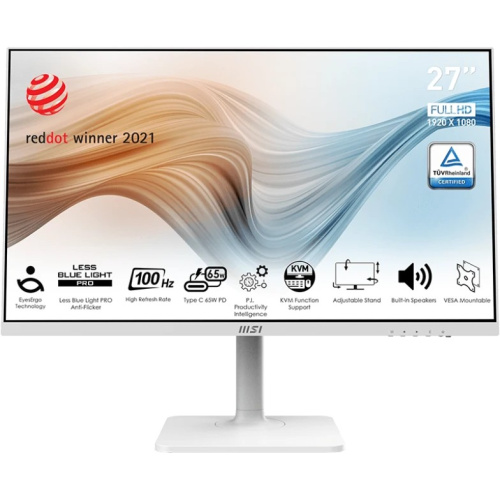 Монитор MSI Modern MD272XPW (9S6-3PB19H-298) White