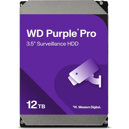HDD Western Digital Purple Pro (WD122PURP), 12TB, SATA3, Cache 256MB, 7200 rpm