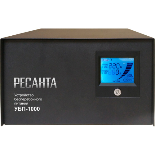 Стабилизатор напряжения Ресанта УБП-1000 черный