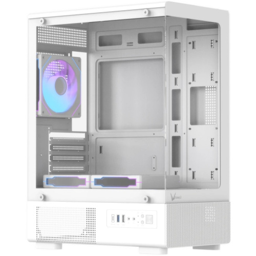 Корпус Formula Crystal Z1CM v2 (crystal z1cm white v2), без БП, mATX, белый