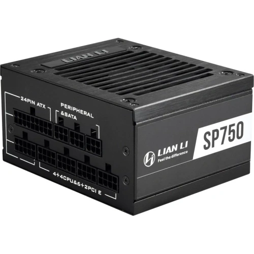 Блок питания Lian Li SP750 Black (G89.SP750B.00EU) 750W (SFX, 20+4 pin, 92mm fan, PCI-E 6+2Px2, 4xSATA)