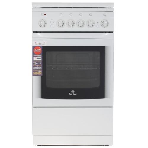 Комбинированная плита De Luxe 506040.00ГЭ (КР) ЧР белый