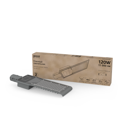 Светильник уличный GAUSS Avenue 629534220 черный