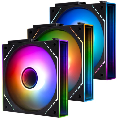 Комплект вентиляторов (3 шт.) Thermalright TL-M12Q-S X3 (Pack of 3) (TRTLM12QS.3P) / ARGB / 120mm PWM