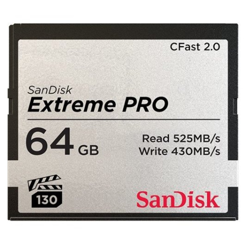 Карта памяти Sandisk SDCFSP-064G-G46D Extreme Pro CFAST 2.0 64GB 525MB/s VPG130