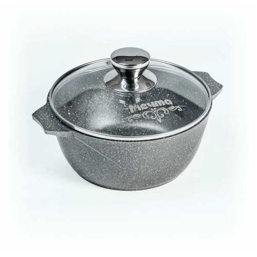 Кастрюля МЕЧТА 43701 Гранит 3л