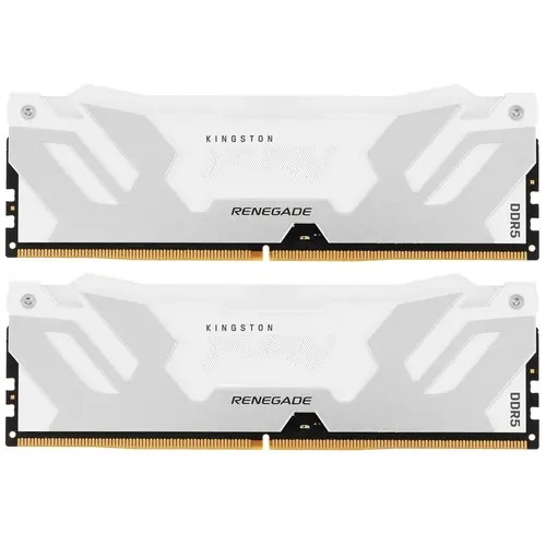 ОЗУ Kingston Fury Renegade KF564C32RWAK2-32 DDR5 - 2x 16ГБ 6400МГц, DIMM, White, Ret