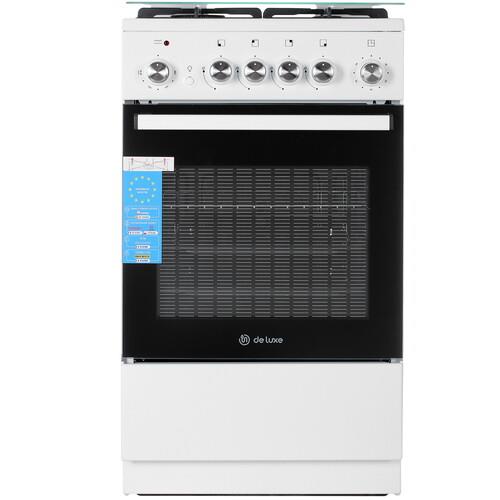 Комбинированная плита De Luxe 5040.41гэ (кр) ЧР белый Комбинированная плита De Luxe 5040.41гэ (кр) ЧР белый