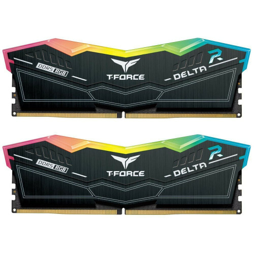 ОЗУ TEAMGROUP T-Force Delta RGB 32GB (FF3D532G6600HC34DC01) (2x16GB) DDR5 6600MHz CL34 (34-40-40-84) 1.4V / Black