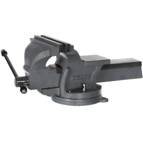 Тиски слесарные поворотные КОБАЛЬТ 248-993 наковальня, коробка