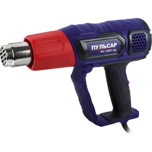 Строительный фен ПУЛЬСАР ФС 2000-2Д (кейс + 4 насадки) (792-544)