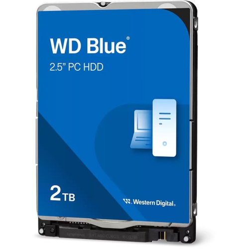 HDD WD Blue WD20SPZX-00UA7T0 SATAIII 2Tb 2.5"" 5400 128Mb 1 year warranty
