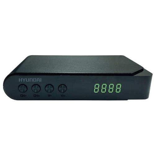 Ресивер DVB-T2 Hyundai H-DVB200 черный