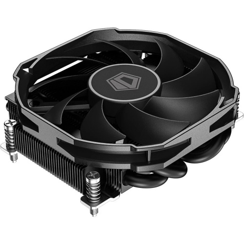 Кулер ID-COOLING IS-30A Black AMD AM5/AM4 низкопрофильный высота 30mm (TDP 100W, PWM, 4 тепл.трубки прямого контакта, FAN 92mm) Box
