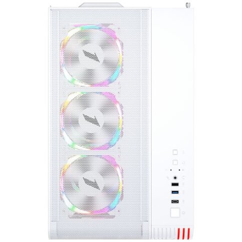Корпус 1STPLAYER VT6 ARGB White (VT6-WH-3FS7-W) / mATX / 3x120mm ARGB fans