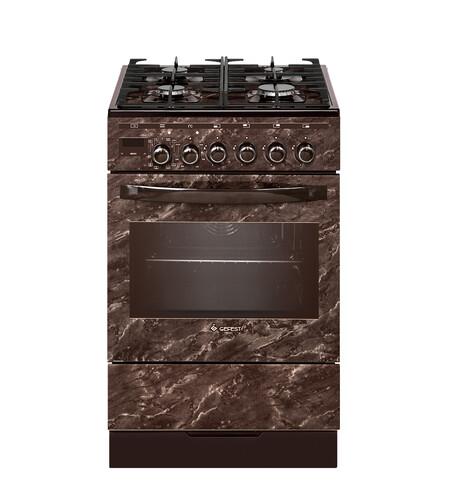 Комбинированная плита Gefest ПГЭ 5502-04 0054 коричневый