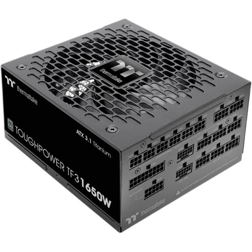 Блок питания Thermaltake Toughpower TF3 Gen.5 1650W (PS-TPD-1650FNFATE-1) ATX 80+ titanium (20+4pin) APFC 140mm fan color LED 16xSATA Cab Manag RTL