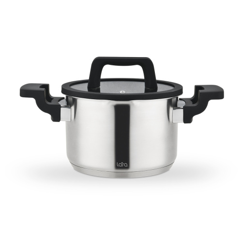Кастрюля LARA LR02-294 нерж Премиум