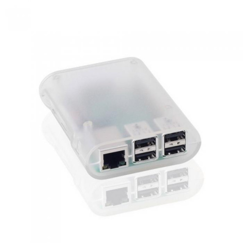 Корпус ACD RA076 Transparent ABS Plastic Injection Molding case with Stripe for Raspberry Pi 3 B