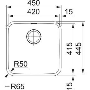 Мойка FRANKE BCX 110-42 122.0689.805 нерж полир