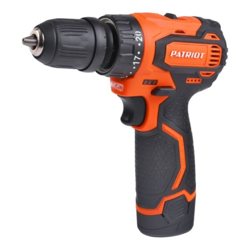 Дрель-шуруповерт PATRIOT BR 369Li 180201369 2 АКБ Li-Ion, кейс