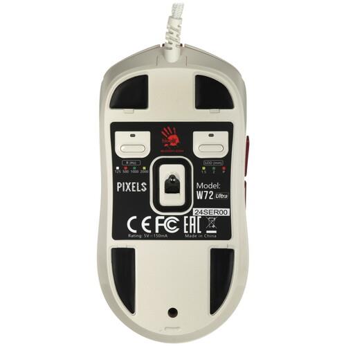 Мышь проводная A4Tech Bloody W72 Ultra Pixels Red  бежевый