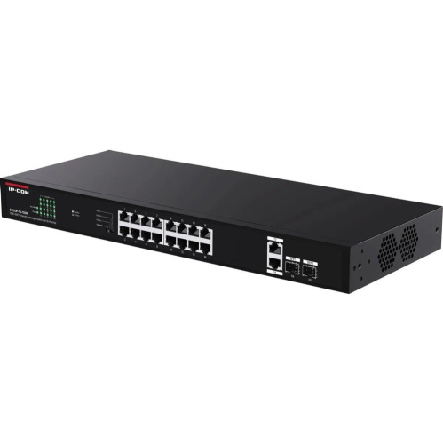 Коммутатор IP-COM G1120P-16-150W 18GE+2SFP Ethernet Unmanaged Switch With 16-Port PoE