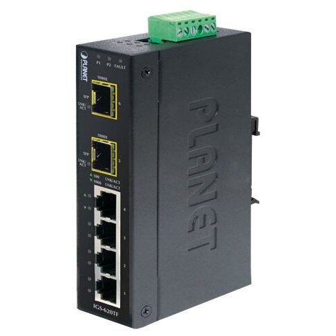 Коммутатор PLANET (IGS-620TF) 4x10/100/1000T + 2x100/1000X SFP Gigabit Switch