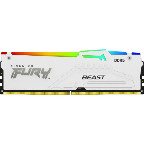 ОЗУ Kingston Fury Beast RGB KF552C40BWA-32 DDR5 32GB 5200MHz RTL Gaming PC5-41600 CL40 DIMM 288-pin 1.25В single rank с радиатором Ret