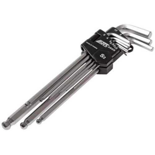 Набор ключей шестигранных JTC 3505 1.5-10мм удлиненных с шаром 9 предметов