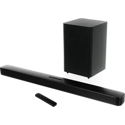 Саундбар JBL Deep Bass 2.1 (JBLBAR21DBM2BLKUK) 100Вт+200Вт черный