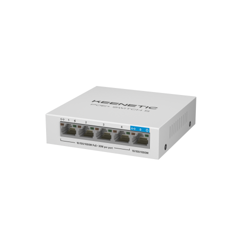 Коммутатор Keenetic KN-4610 PoE+ Switch 5