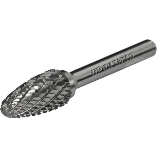 Борфреза твердосплавная Практика тип F параболическая (644-498) 12 х 25 мм, хвостовик 6 мм