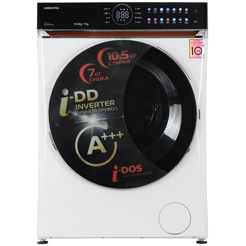 Стирально-сушильная машина HIBERG i-DDQ10 - 10714 W белый