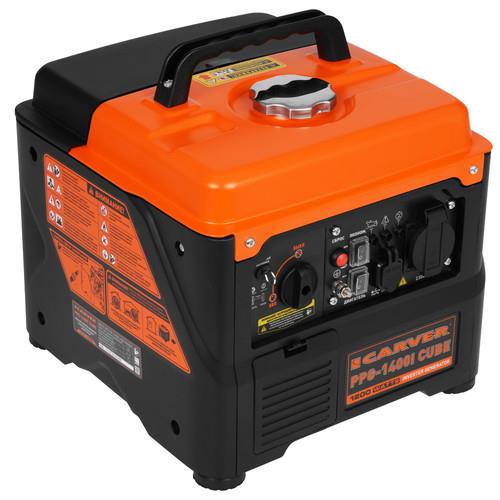 Электрогенератор бензиновый Carver PPG-1400I CUBE