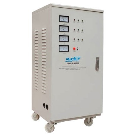 Стабилизатор напряжения Rucelf SDV-3-30000 белый