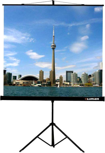 Экран на треноге Lumien 153x153см Eco View LEV-100106 1:1 напольный рулонный