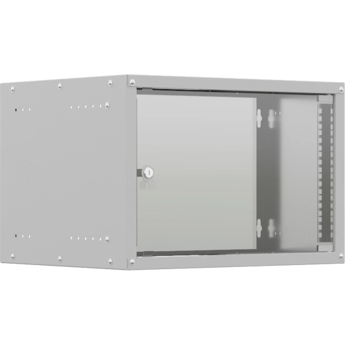 Шкаф коммутационный NTSS Lime NTSS-WL6U5545GS настенный 6U 550x450мм серый