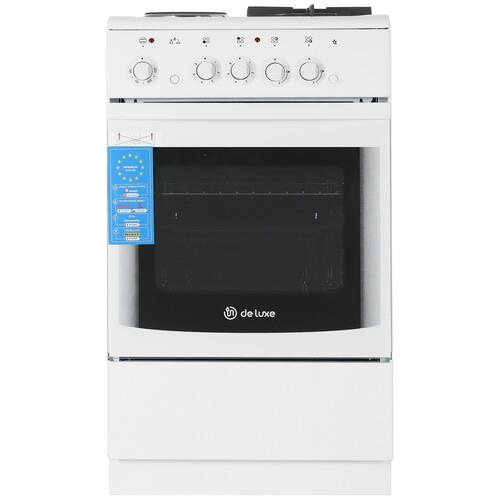 Комбинированная плита De Luxe 506022.03гэ (щ) чр 030 белый Комбинированная плита De Luxe 506022.03гэ (щ) чр 030 белый