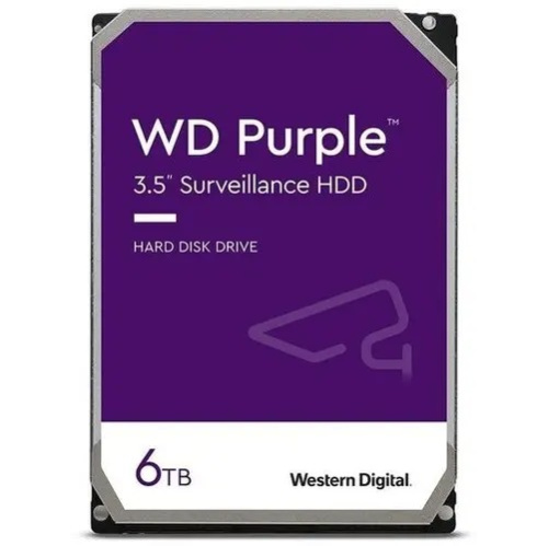 HDD Western Digital Purple WD64PURZ SATA 6Tb, IntelliPower, 256MB buffer (DV-Digital Video)