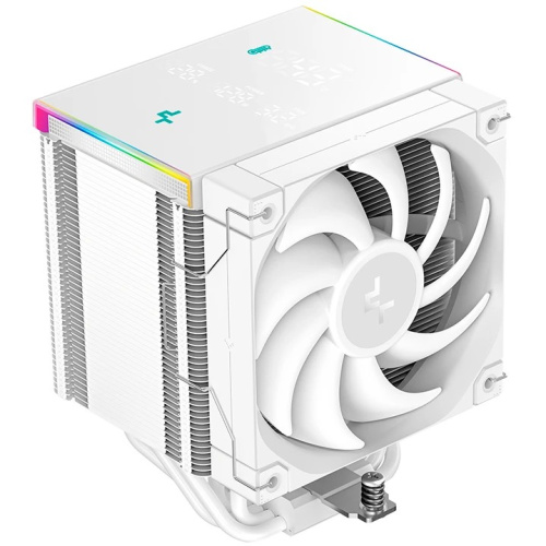 Кулер DEEPCOOL AK500 Digital Pro WH LGA20XX/1700/1200/115X/AM5/AM4 (TDP 240W, PWM, Fan 120mm, 5 тепл. трубок, ARGB, белый) Ret